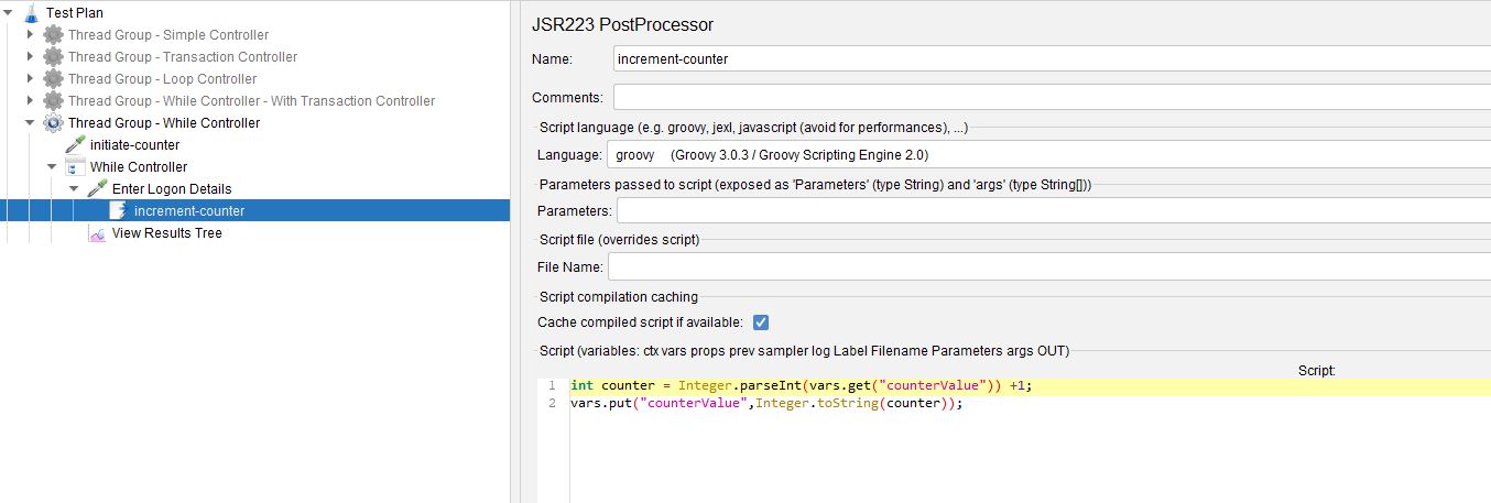 JMeter JSR223 Post Processor