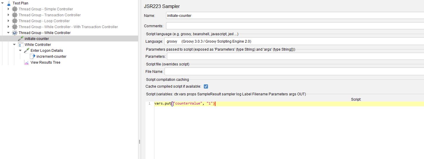 JMeter JSR223 Sampler