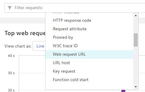 Configure view request attribute