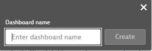 Create dashboard name