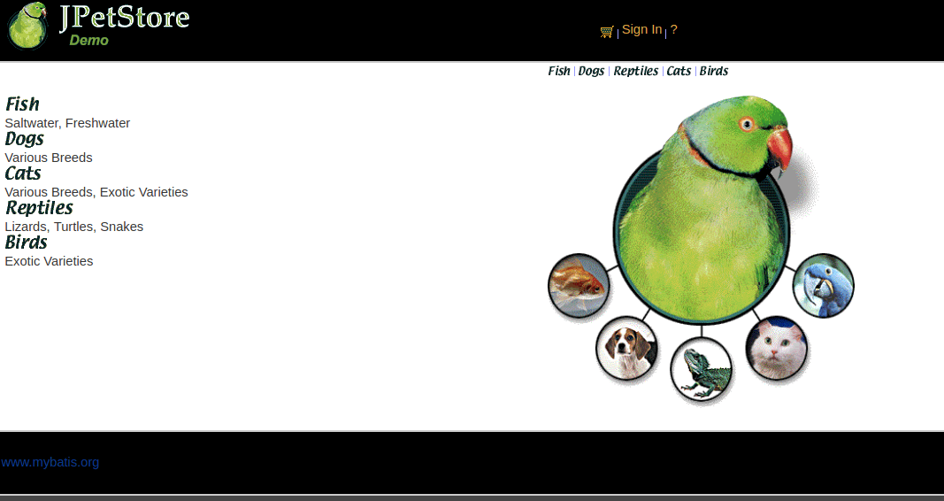 JPetstore Demo
