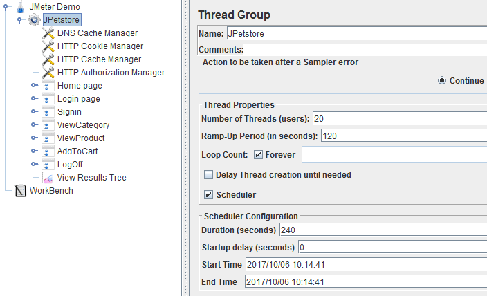 Thread Group Config