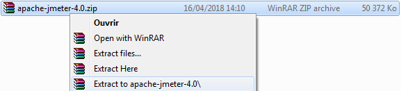 Extract JMeter Archive