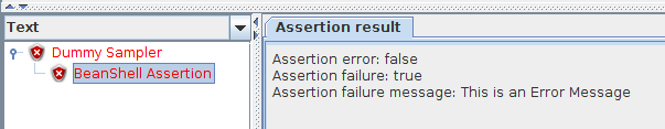JMeter BeanShell Assertion Failure