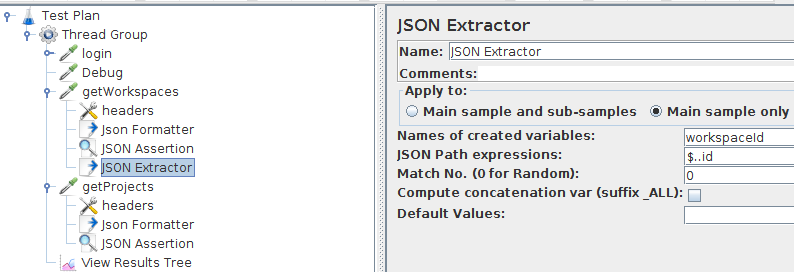 JMeter Random Json Extractor
