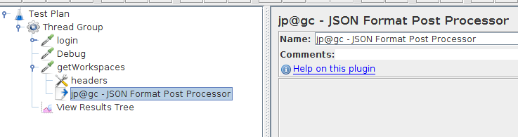 JMeter Json Formatter PostProcessor