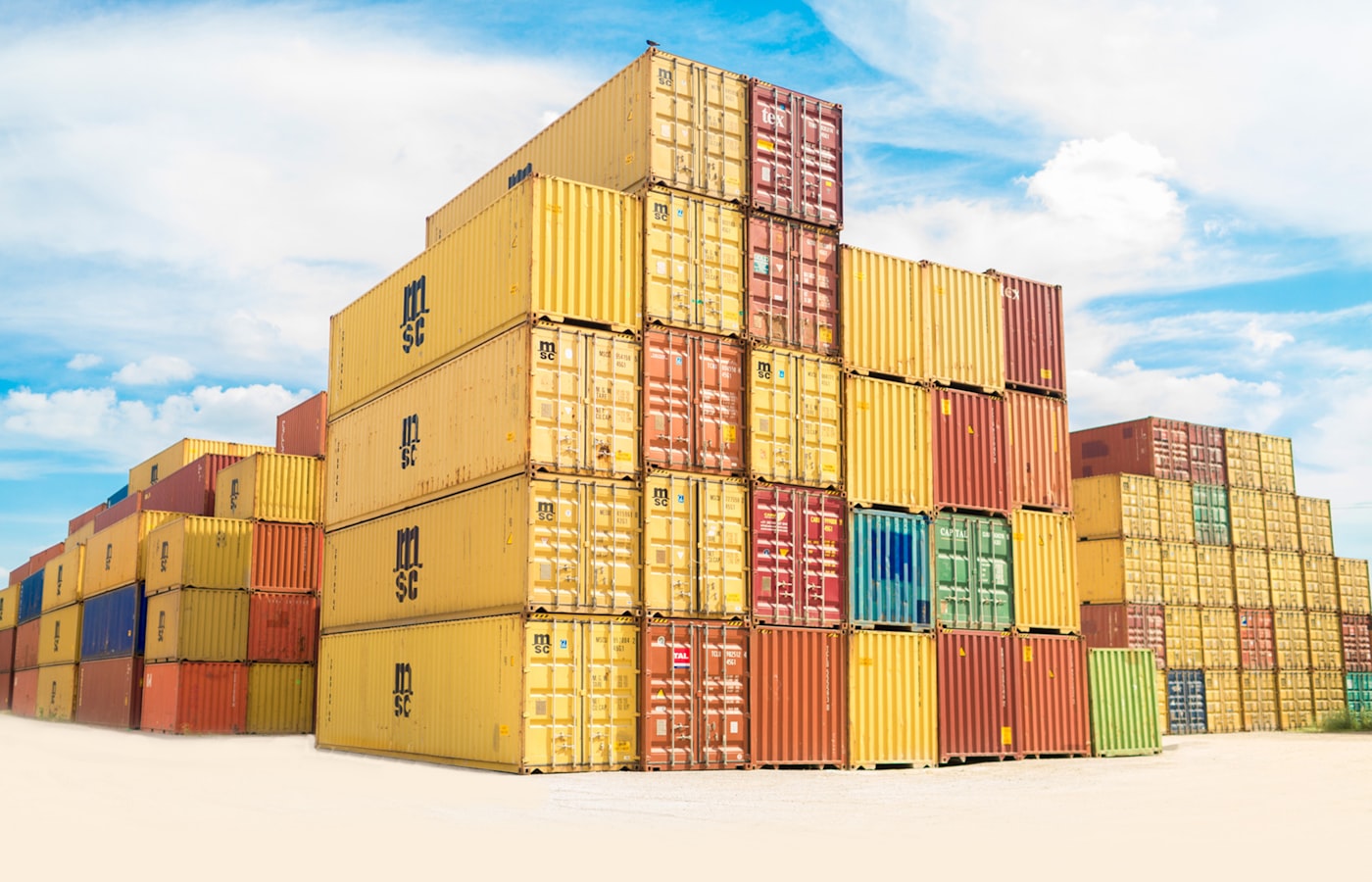 Cargo containers shipped directly