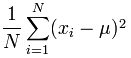 standard deviation formula mean part